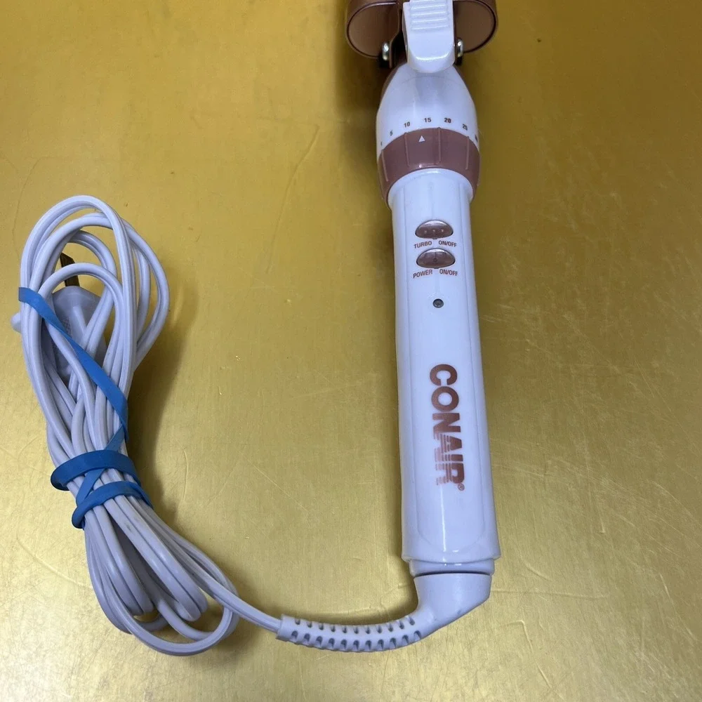 Conair Double Ceramic Triple Barrel Curl Styling Waver Rose Gold Hair Tool